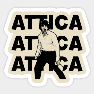 My Favorite Men Yelling Shirt Sticker